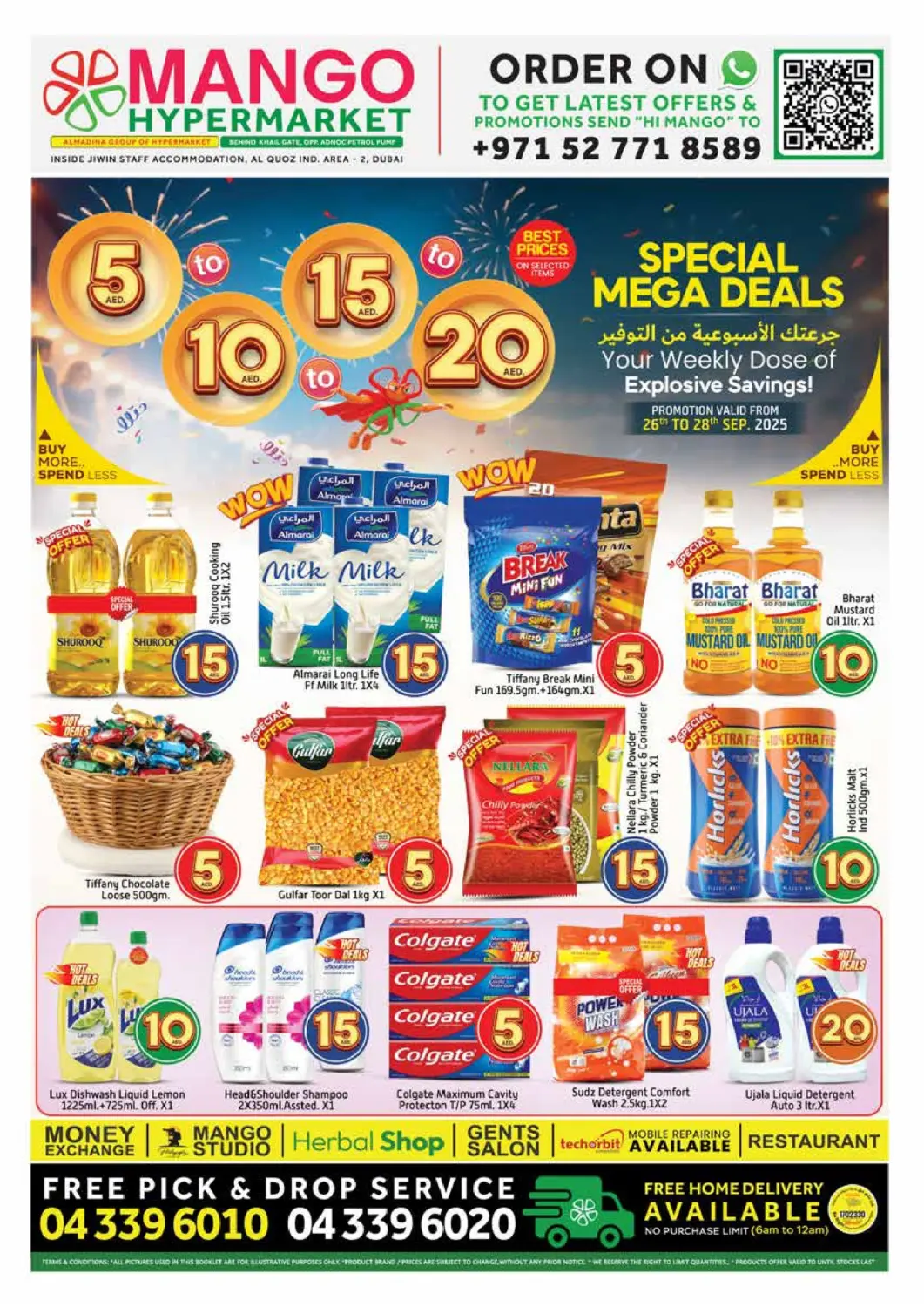 UAE - Dubai Mango Hypermarket LLC offers in D4D Online. Al Quoz -  Ind area - 2, Dubai. . Till 28th September