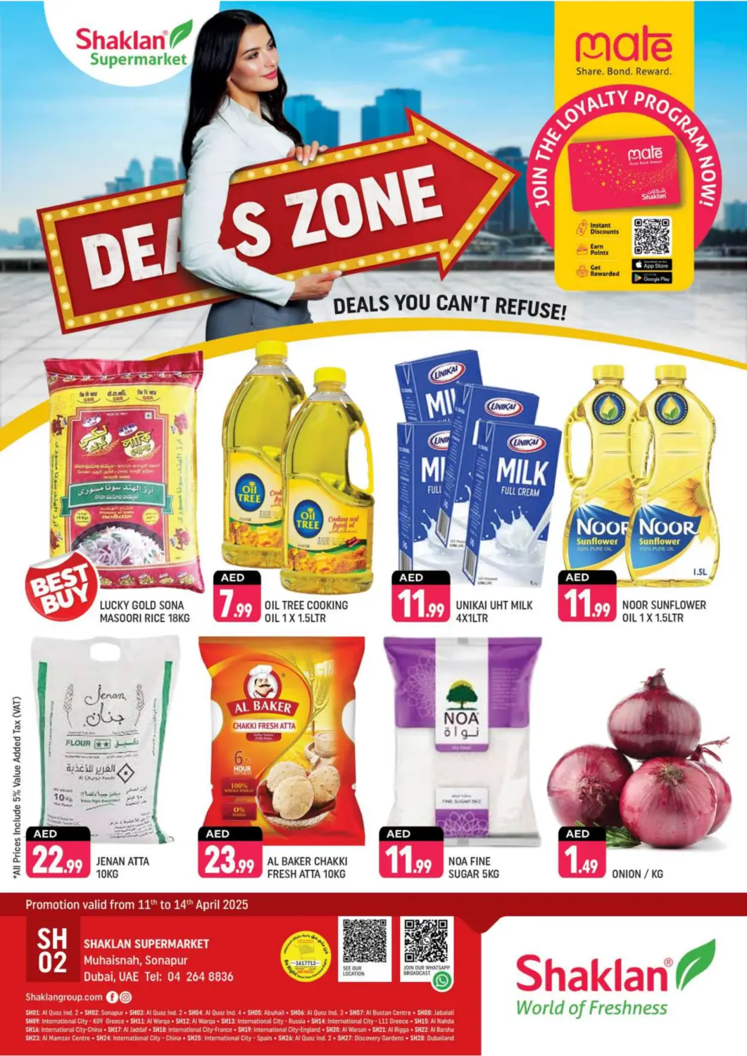 UAE - Dubai Shaklan  offers in D4D Online. Muhaisna - 2, (Sonapur). . Till 14th April
