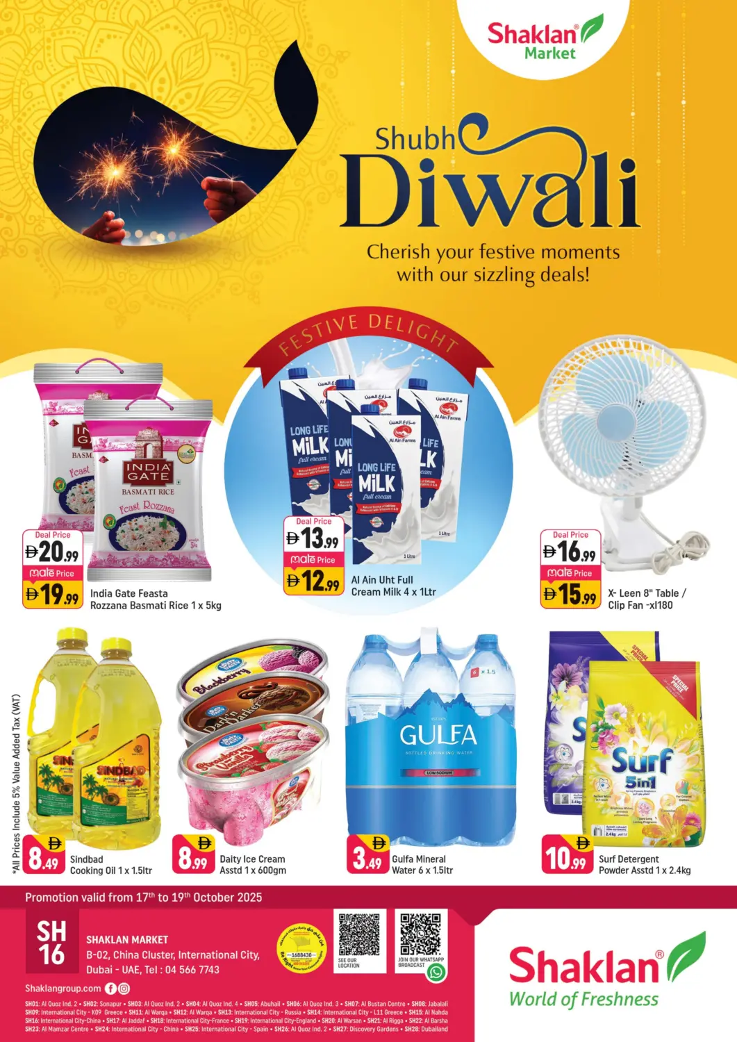 UAE - Dubai Shaklan  offers in D4D Online. B-02 China Cluster,IC,Dubai. . Till 19th October