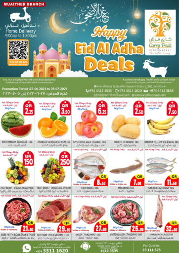 Qatar - Al-Shahaniya Carry Fresh Hypermarket offers in D4D Online. Eid Al Adha Deals @muaither. . Till 05th July
