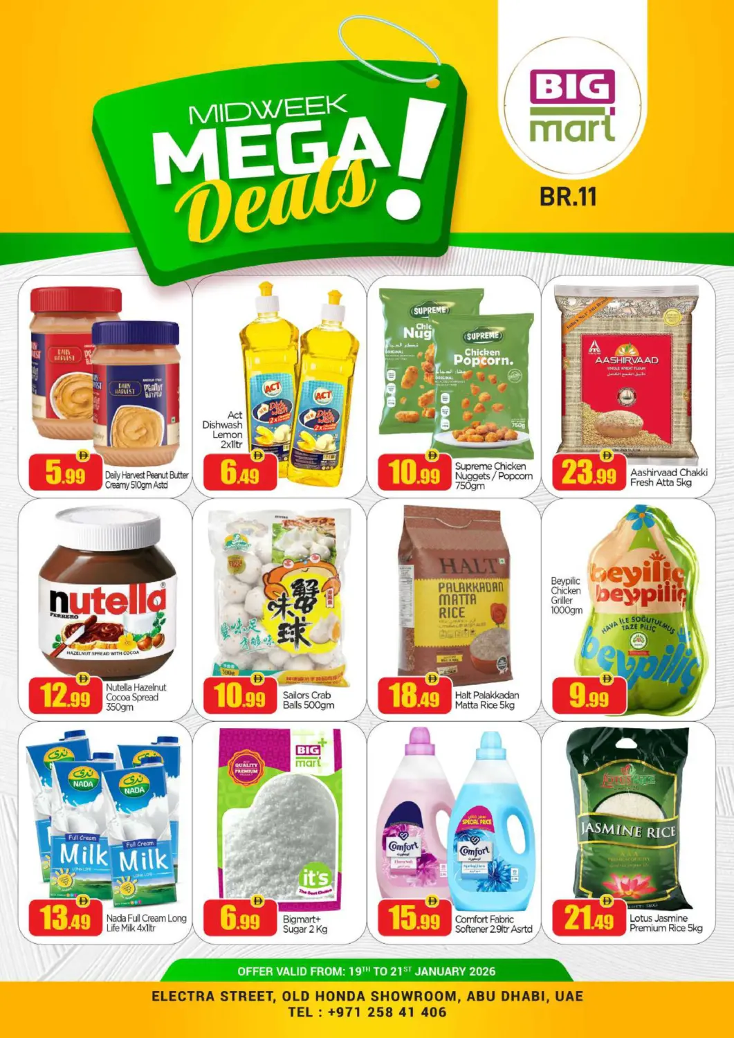 UAE - Abu Dhabi BIGmart offers in D4D Online. Electra Street, Abu Dhabi. . Till 21st January