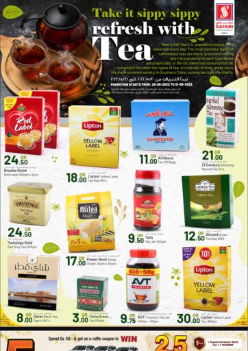Qatar - Al Rayyan Safari Hypermarket offers in D4D Online. Refresh with tea. . Till 21th May