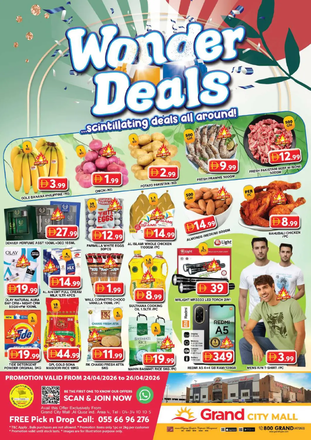 UAE - Dubai Grand Hyper Market offers in D4D Online. Grand City Mall, Dubai. . Till 26th April