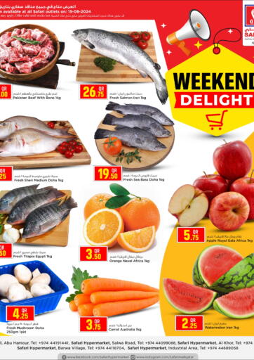 Qatar - Doha Safari Hypermarket offers in D4D Online. Weekend Delight. . Till 17th August