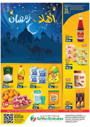 UAE - Abu Dhabi Seven Emirates Supermarket offers in D4D Online. Ahlan Ramadan. . Till 22nd March