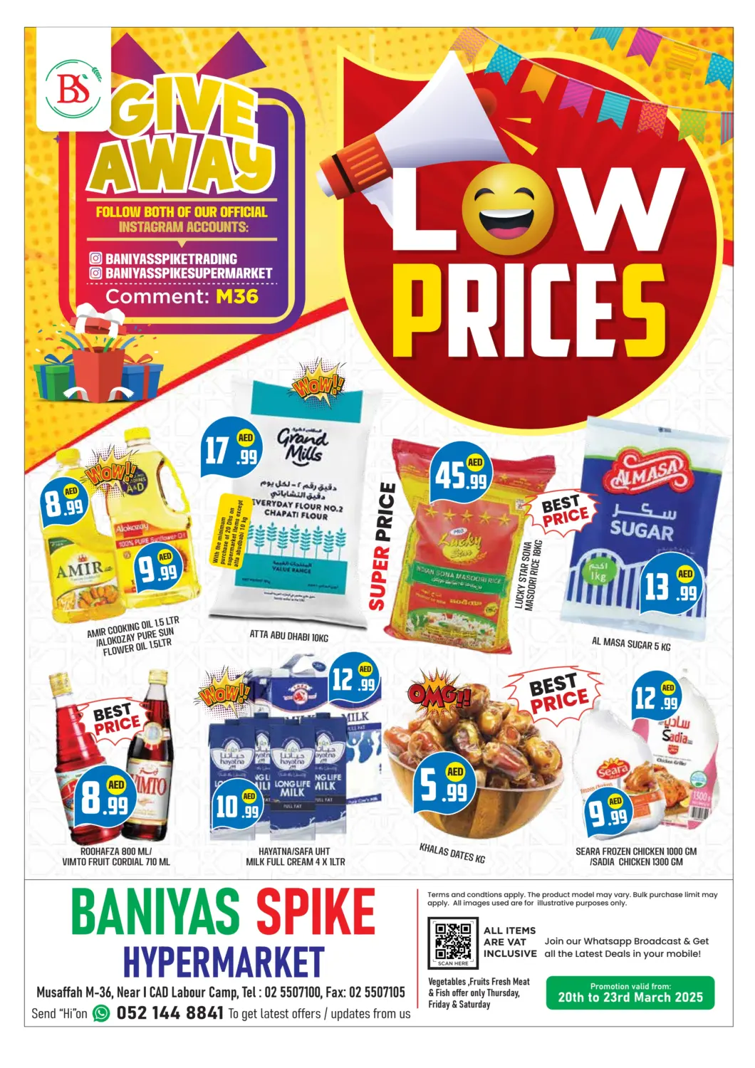 UAE - Abu Dhabi Baniyas Spike  offers in D4D Online. ICAD- Abu Dhabi. . Till 23rd March