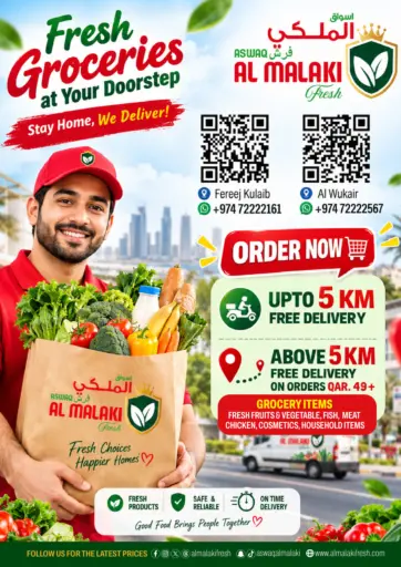 Fresh Groceries At Your Doorsteps