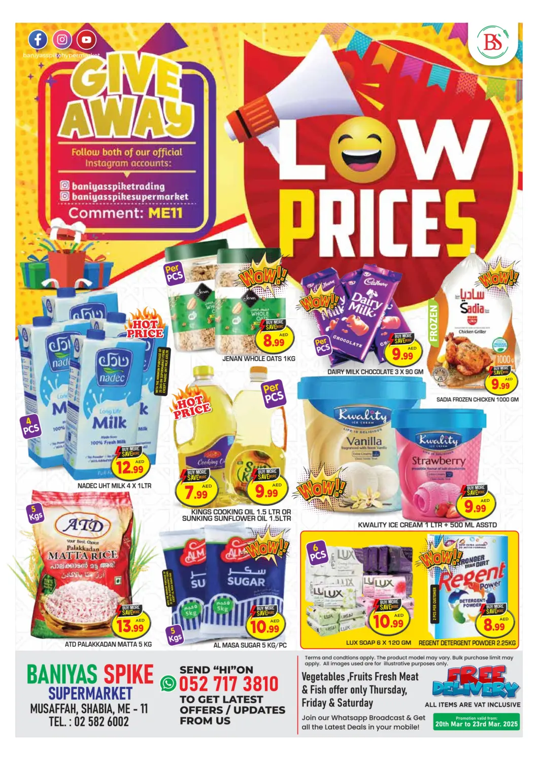 UAE - Abu Dhabi Baniyas Spike  offers in D4D Online. Musaffah, Shabia,  ME-11. . Till 23rd March
