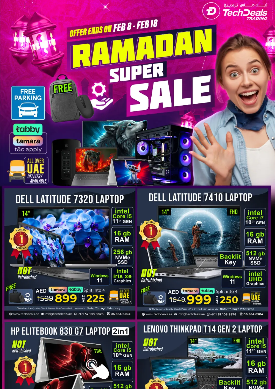 UAE - Al Ain TechDeals Electronics Trading offers in D4D Online. Ramadan Super Sale. . Till 18th February