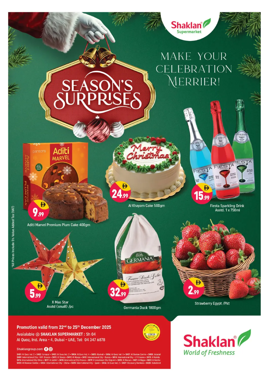 UAE - Dubai Shaklan  offers in D4D Online. Al Quoz - Ind Area 4,Dubai. . Till 25th December