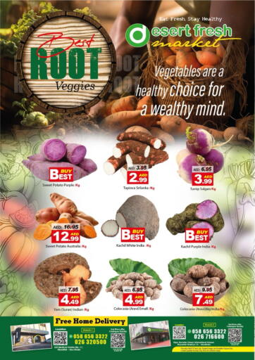 UAE - Abu Dhabi DESERT FRESH MARKET  offers in D4D Online. Best Root Veggies. . Till 31st January
