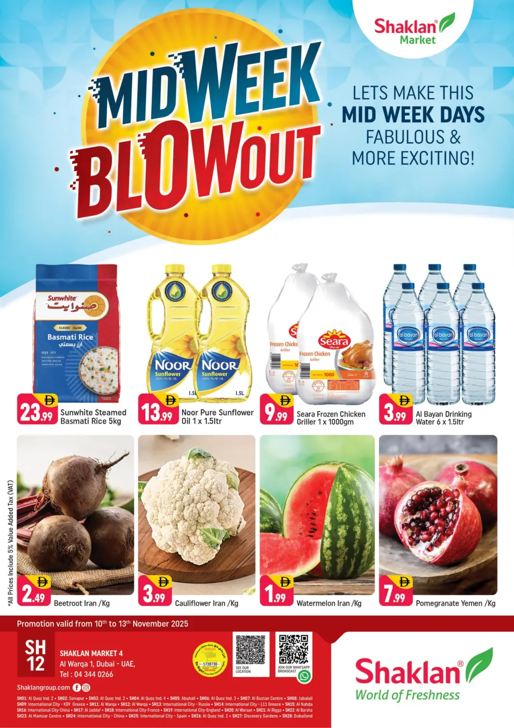 UAE - Dubai Shaklan  offers in D4D Online. Al Warqa 1, Dubai. . Till 13th November