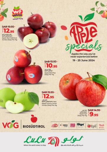 KSA, Saudi Arabia, Saudi - Arar LULU Hypermarket offers in D4D Online. Apple Specials. . Till 25th June