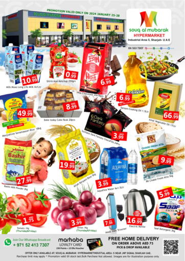 UAE - Sharjah / Ajman Souk Al Mubarak Hypermarket offers in D4D Online. Industrial Area 5, Sharjah. . Till 28th January