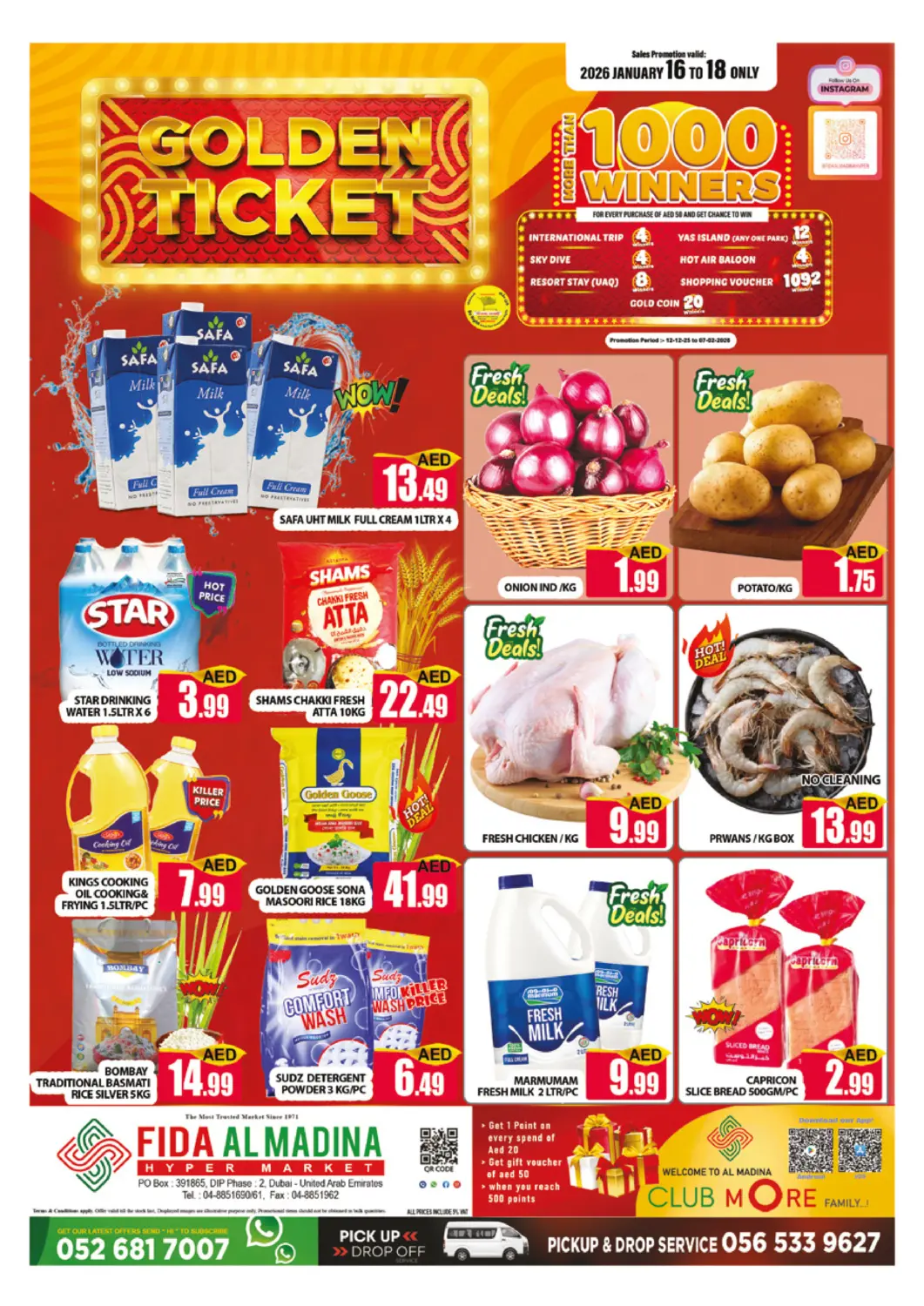 UAE - Dubai AL MADINA (Dubai) offers in D4D Online. Fida Al Madina - DIP 2. . Till 18th January