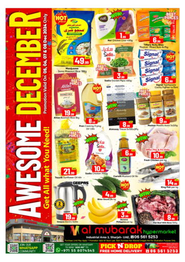 UAE - Sharjah / Ajman Mubarak Hypermarket Sharjah offers in D4D Online. Industrial Area 3, Sharjah. . Till 8th December