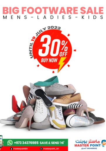 Bahrain Master Point  offers in D4D Online. Big Footware Sale. . Till19th July