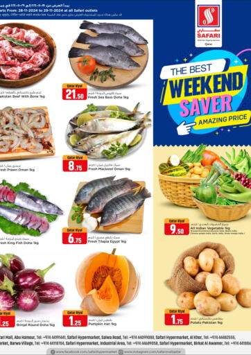 Qatar - Doha Safari Hypermarket offers in D4D Online. WEEKEND SAVER. . Till 29th November