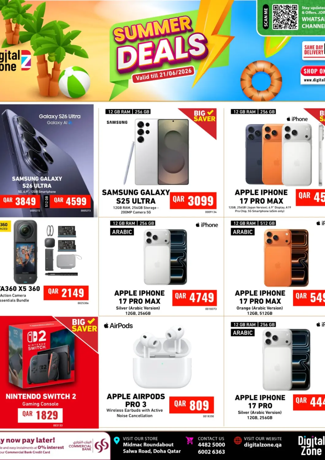 Qatar - Al Khor Digital Zone Trading offers in D4D Online. Summer Deals. . Till 21st June