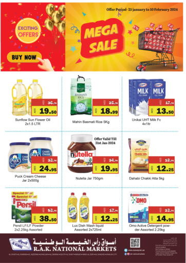 UAE - Ras al Khaimah Al Aswaq Hypermarket offers in D4D Online. Mega Sale. . Till 10th February