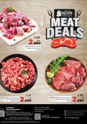 Oman - Muscat Nesto Hyper Market   offers in D4D Online. Meat Deals. . Till 19th July