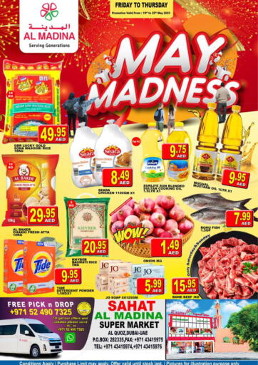 UAE - Dubai Al Madina  offers in D4D Online. May Madness@ Sahat al Madina Al Quoz. . Till 25th May