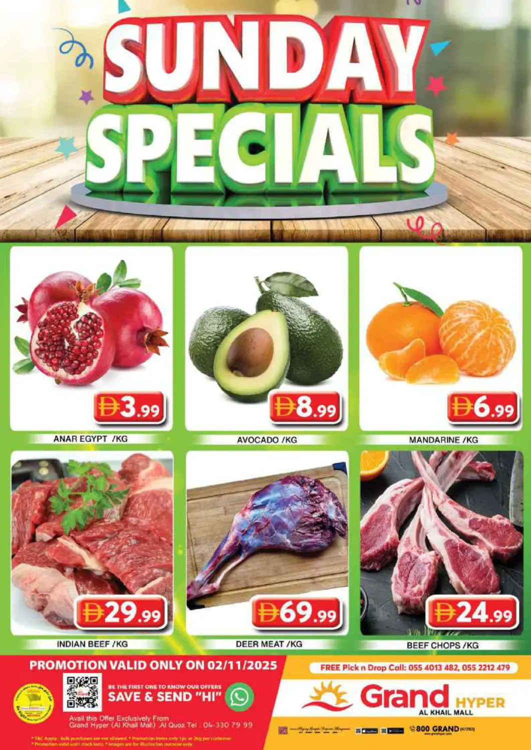 UAE - Dubai Grand Hyper Market offers in D4D Online. Al Khail Mall, Dubai. . Only On 2nd November