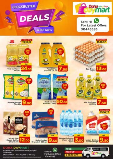 Qatar - Doha Doha Daymart offers in D4D Online. Block Buster Deals. . Till 18th May