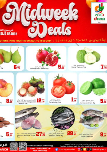 Qatar - Al Wakra Dana Hypermarket offers in D4D Online. Midweek Deals @Nuaija. . Till 18th September