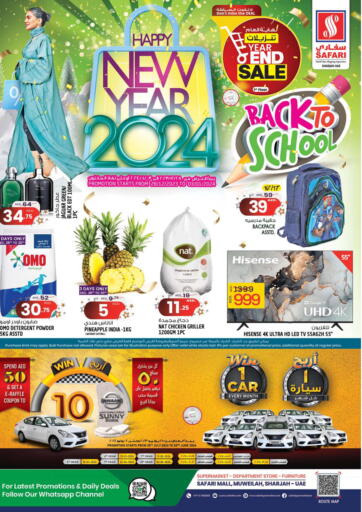UAE - Sharjah / Ajman Safari Hypermarket  offers in D4D Online. Happy New Year 2024. . Till 3rd January