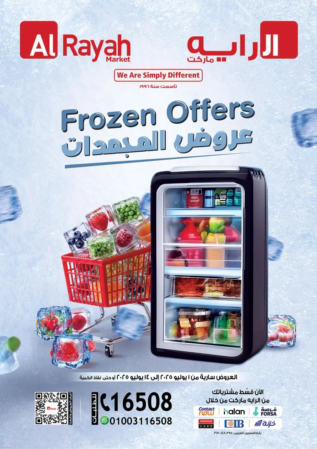 Egypt - Cairo Al Rayah Market   offers in D4D Online. Frozen Offers. . Till 14th July