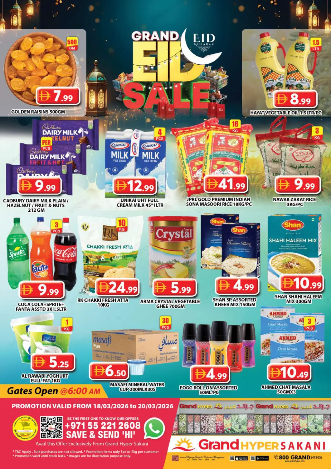 UAE - Dubai Grand Hyper Market offers in D4D Online. Grand Hyper Sakani. . Till 20th March