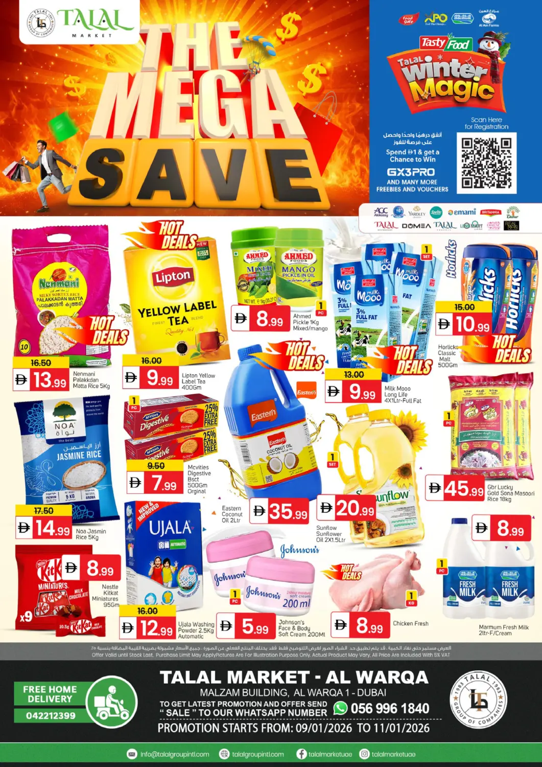 UAE - Dubai TALAL MARKET offers in D4D Online. Al Warqa , Dubai. . Till 11th January