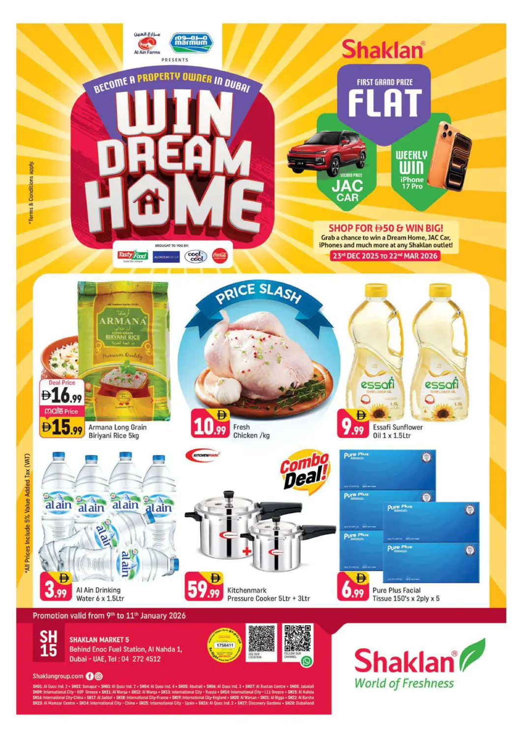 UAE - Dubai Shaklan  offers in D4D Online. Al Nahda 1- Dubai. . Till 11th January