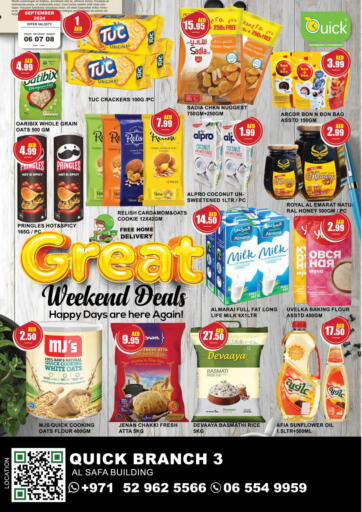 UAE - Sharjah / Ajman Quick Supermarket offers in D4D Online. Al Safa Building. . Till 8th September