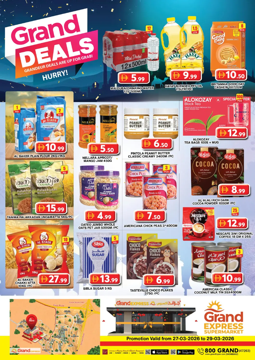 UAE - Dubai Grand Hyper Market offers in D4D Online. Grand Express Supermarket, Dubai. . Till 29th March