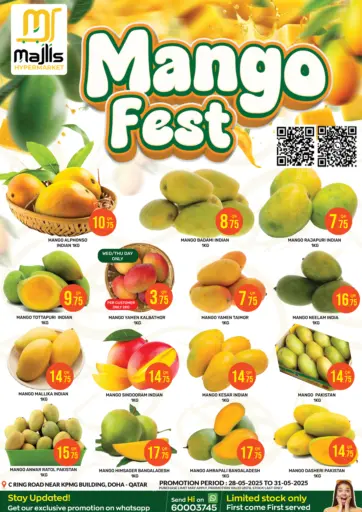 Majlis Hypermarket - Mango Fest in Qatar Offers - Qatar Mango Fest