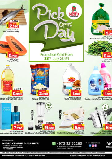 Bahrain NESTO  offers in D4D Online. Pick Of The Day. . Only On 22nd July