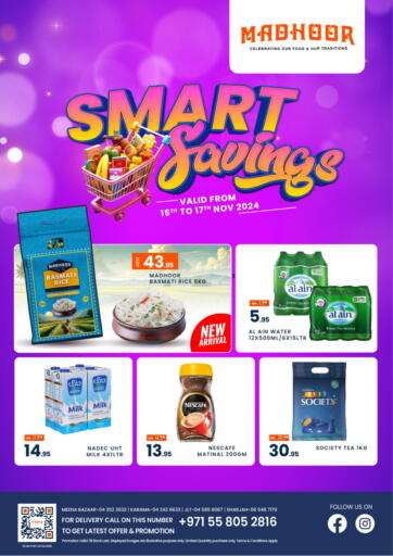 UAE - Dubai MADHOOR SUPERMARKET L.L.C offers in D4D Online. Smart Savings. . Till 17th November