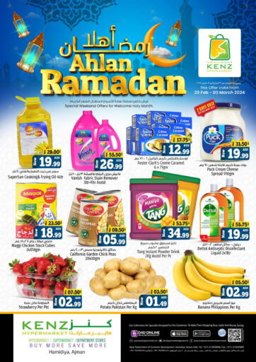 UAE - Sharjah / Ajman Kenz Hypermarket offers in D4D Online. Ahlan Ramadan. . Till 3rd March