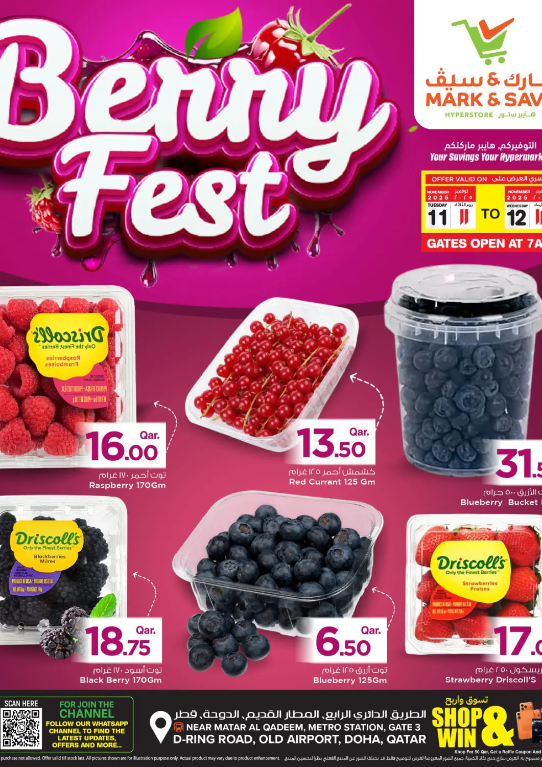 Qatar - Al Shamal Mark & Save  offers in D4D Online. Berry Fest. . Till 12th November