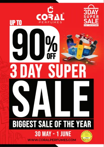 Coral Perfumes - Up to 90% off on perfumes at Coral perfumes in UAE Offers - United Arab Emirates Up to 90% off on perfumes at Coral perfumes