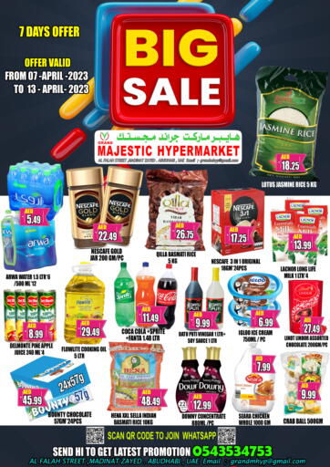 UAE - Abu Dhabi Grand Majestic Hypermarket offers in D4D Online. Big Sale. . Till 13th April