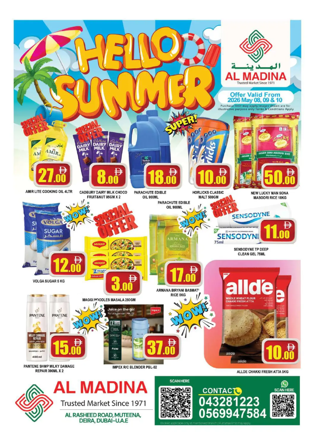 UAE - Dubai AL MADINA (Dubai) offers in D4D Online. Al Rasheed Road,Deira. . Till 10th May