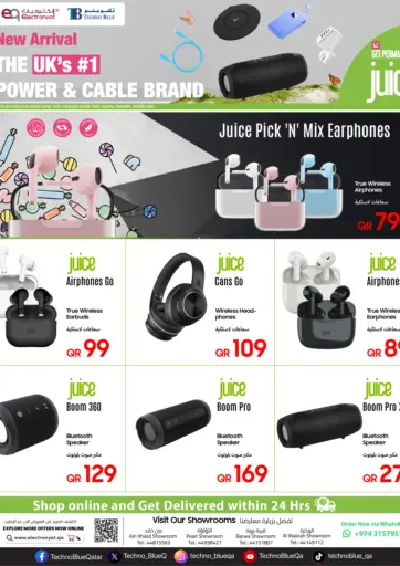 Upgrade Your Tech Accessories with JUICE — Shop Now at Electronyat.qa!