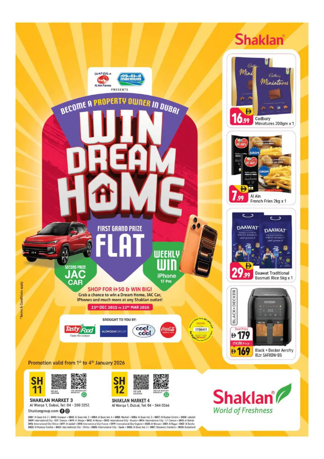 UAE - Dubai Shaklan  offers in D4D Online. Al Warqa 1, Dubai. . Till 4th January