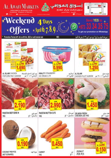 Bahrain Al Awafi Markets offers in D4D Online. Weekend Offers. . Till 9th April