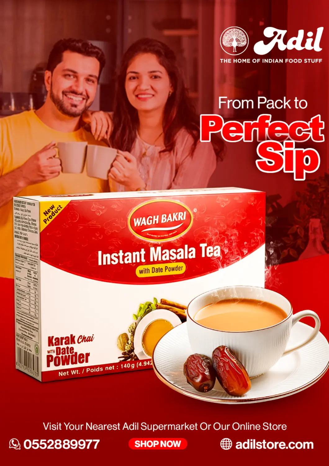 عروض العديل سوبرماركت الإمارات العربية المتحدة , الامارات - أبو ظبي في دي٤دي أونلاين. Wagh Bakri Tea Offer. . Till 1st March