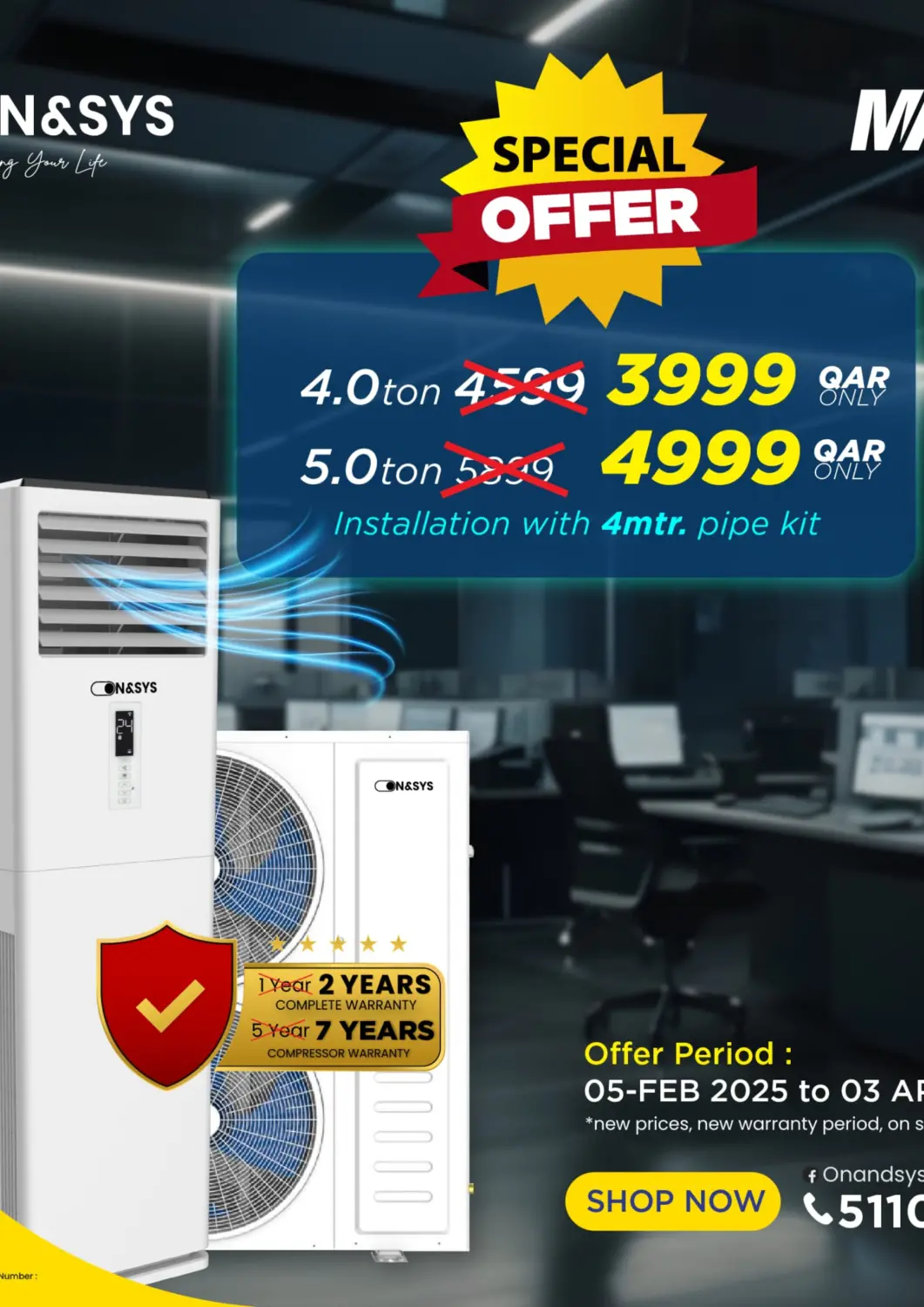 Qatar - Umm Salal On&sys offers in D4D Online. Special Offer. . Till 3rd April