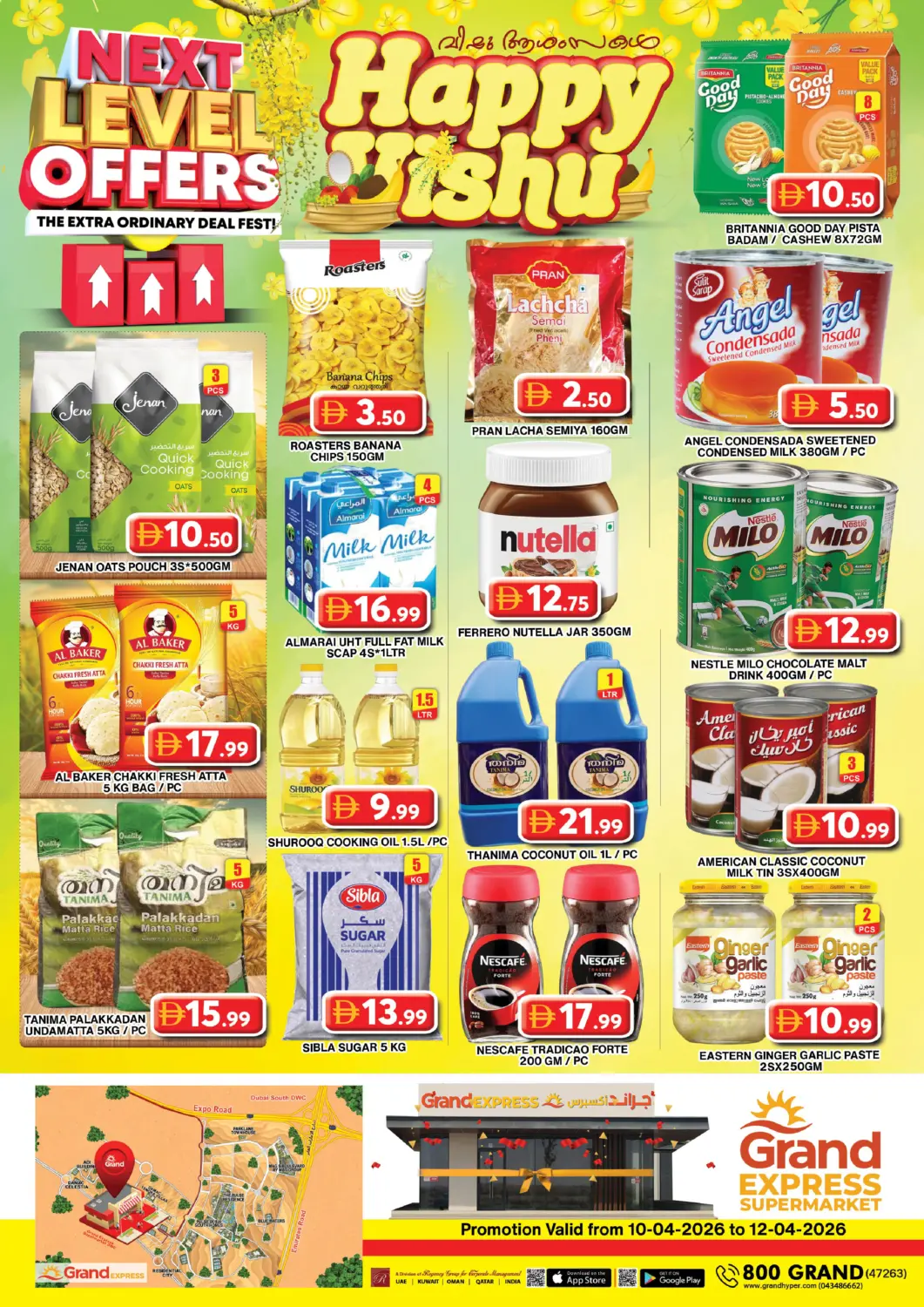 UAE - Dubai Grand Hyper Market offers in D4D Online. Grand Express Supermarket, Dubai. . Till 12th April